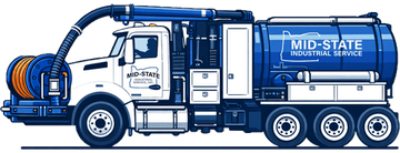 Western Star ECO900 combination sewer cleaner illustration